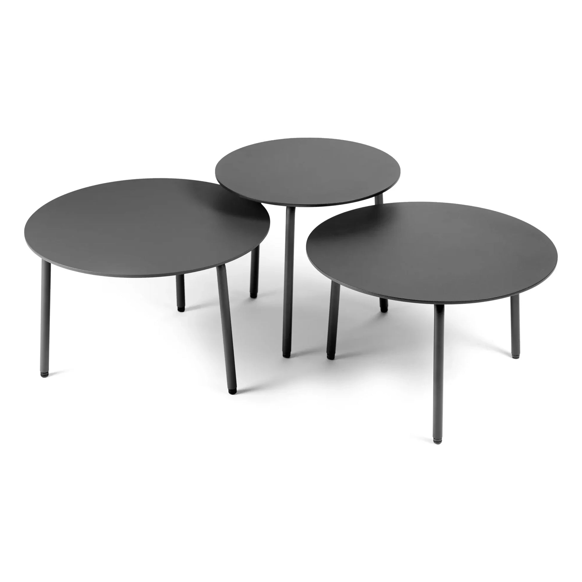 Serax - August Outdoor Round Side Table | Black