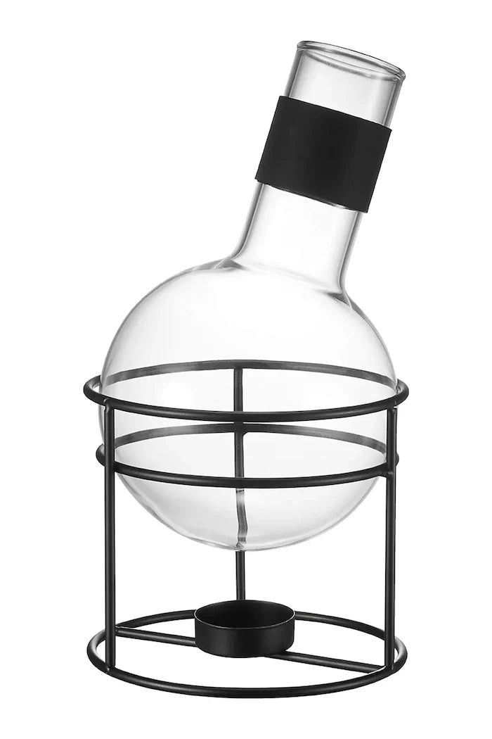 Dorre Glora 1,3 L Isıtılmış Şarap İçin Standlı Dekanter