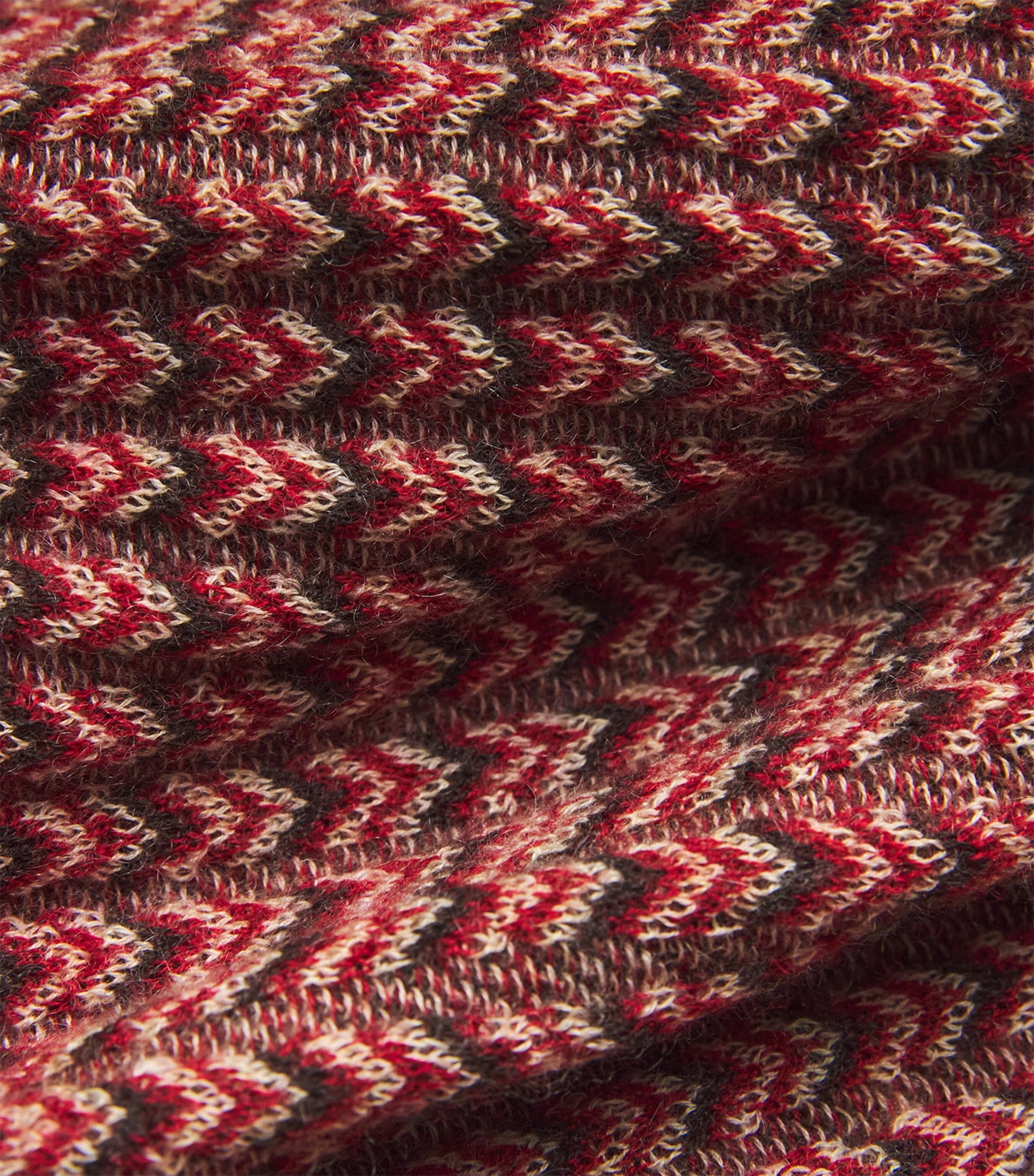 Guest In Residence Red Cashmere Shrunken Polo Shirt