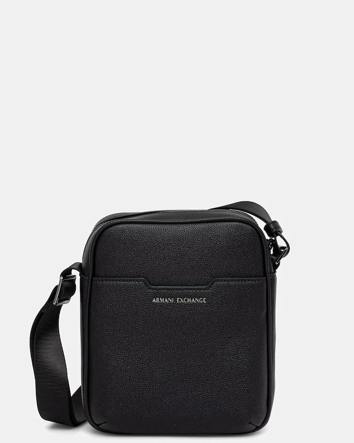Armani Exchange Erkek Suni Deri Omuz Çantası