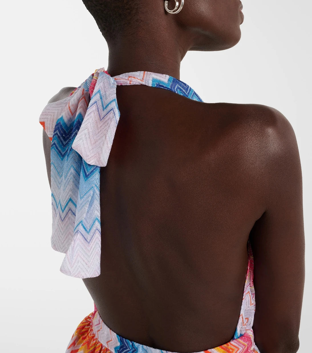 Missoni - جمبسوت بأربطة حول العنق بتصميم متعرج