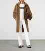 Shearling Reversible Serra Coat CONKER BROWN