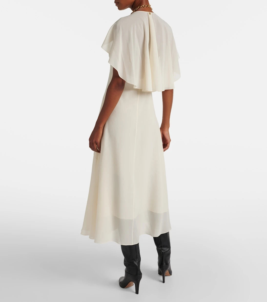 Chloé - Silk chiffon midi dress