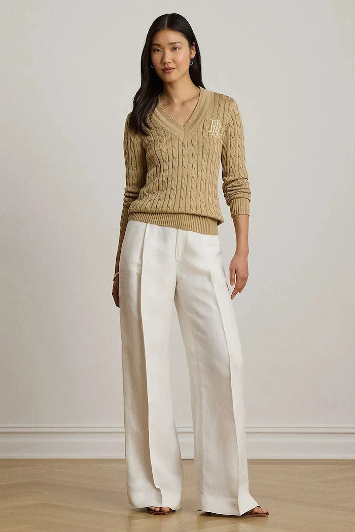 Lauren Ralph Lauren pamuklu kadın kazak