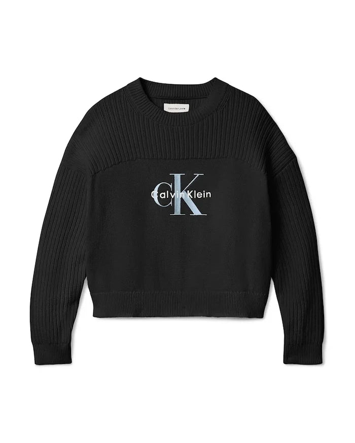 Calvin Klein Jeans Çocuk Pamuklu Kazak