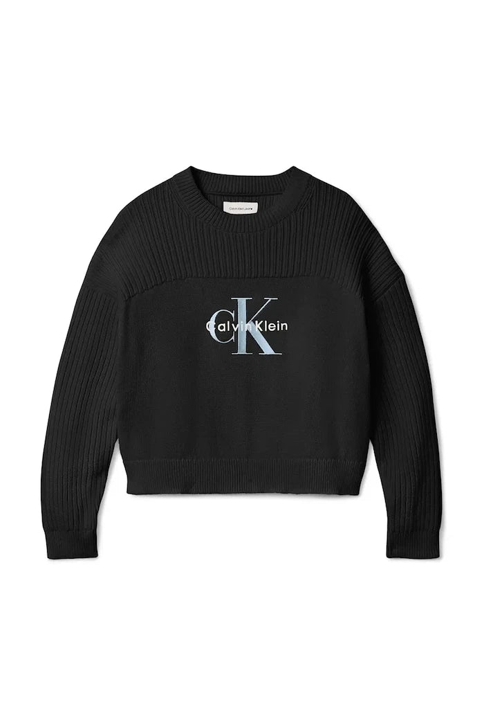 Calvin Klein Jeans Çocuk Pamuklu Kazak