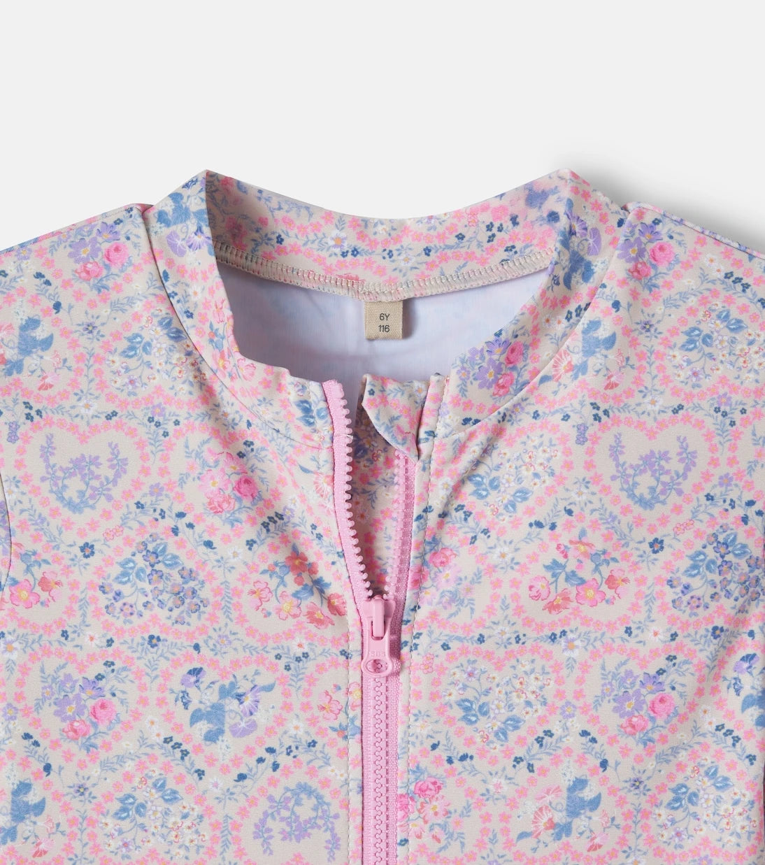 Wheat - Printed rashguard swimsuit