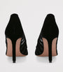 Aquazzura Black Nude Pumps 85