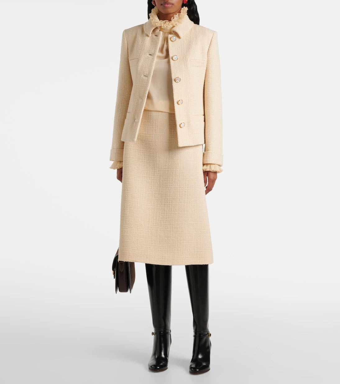Valentino - Wool-blend tweed jacket