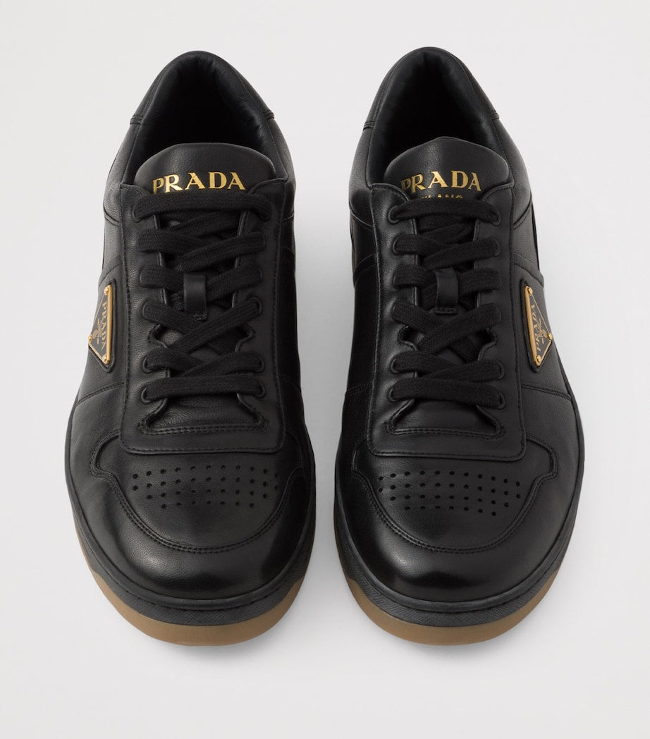 Prada Leather Downtown Sneakers