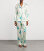 Silk Floral Lila Asterias Pyjama Set