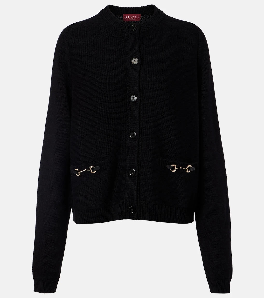 Gucci - Horsebit wool and cashmere cardigan