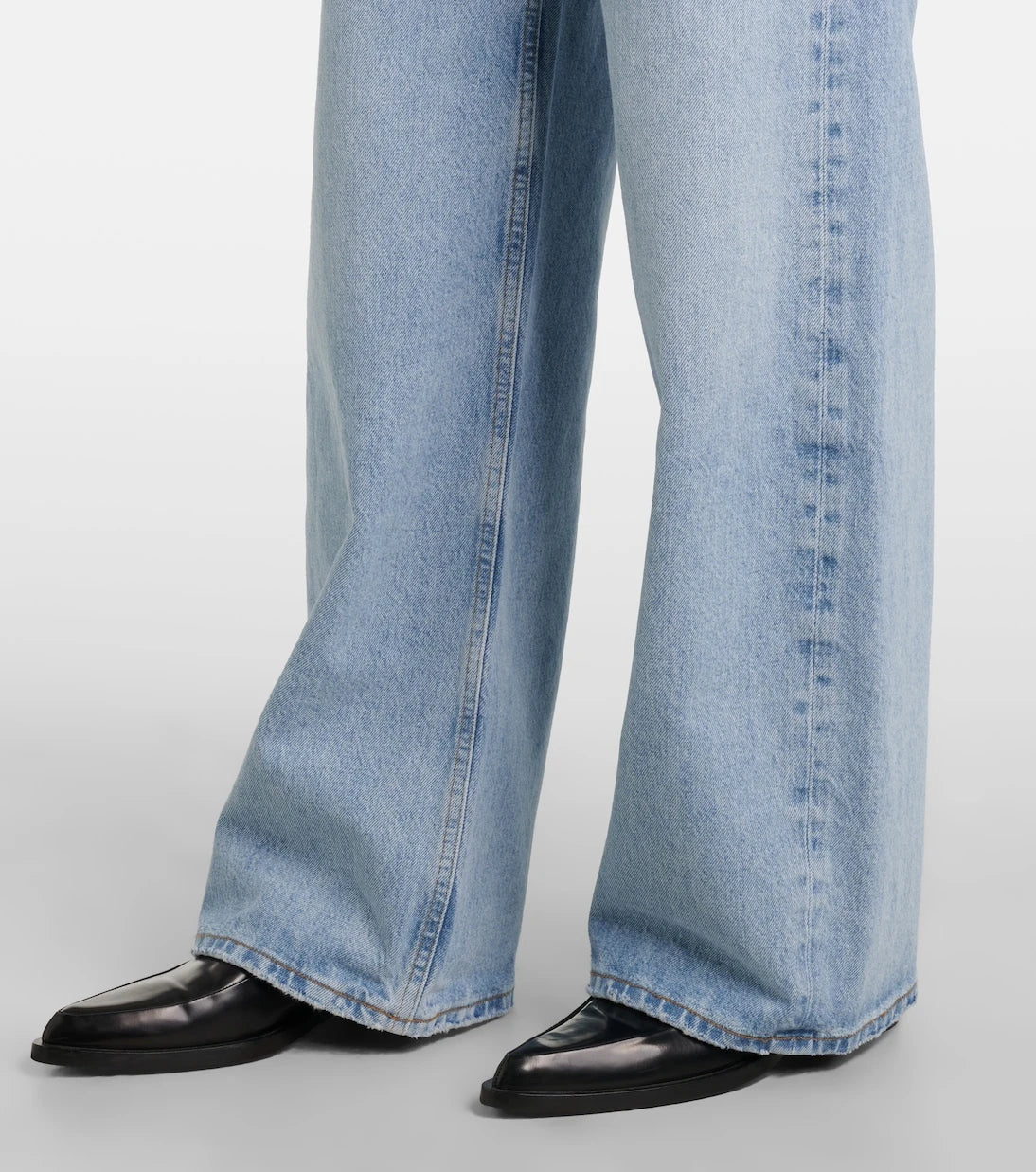 Agolde - Low Curve mid-rise wide-leg jeans