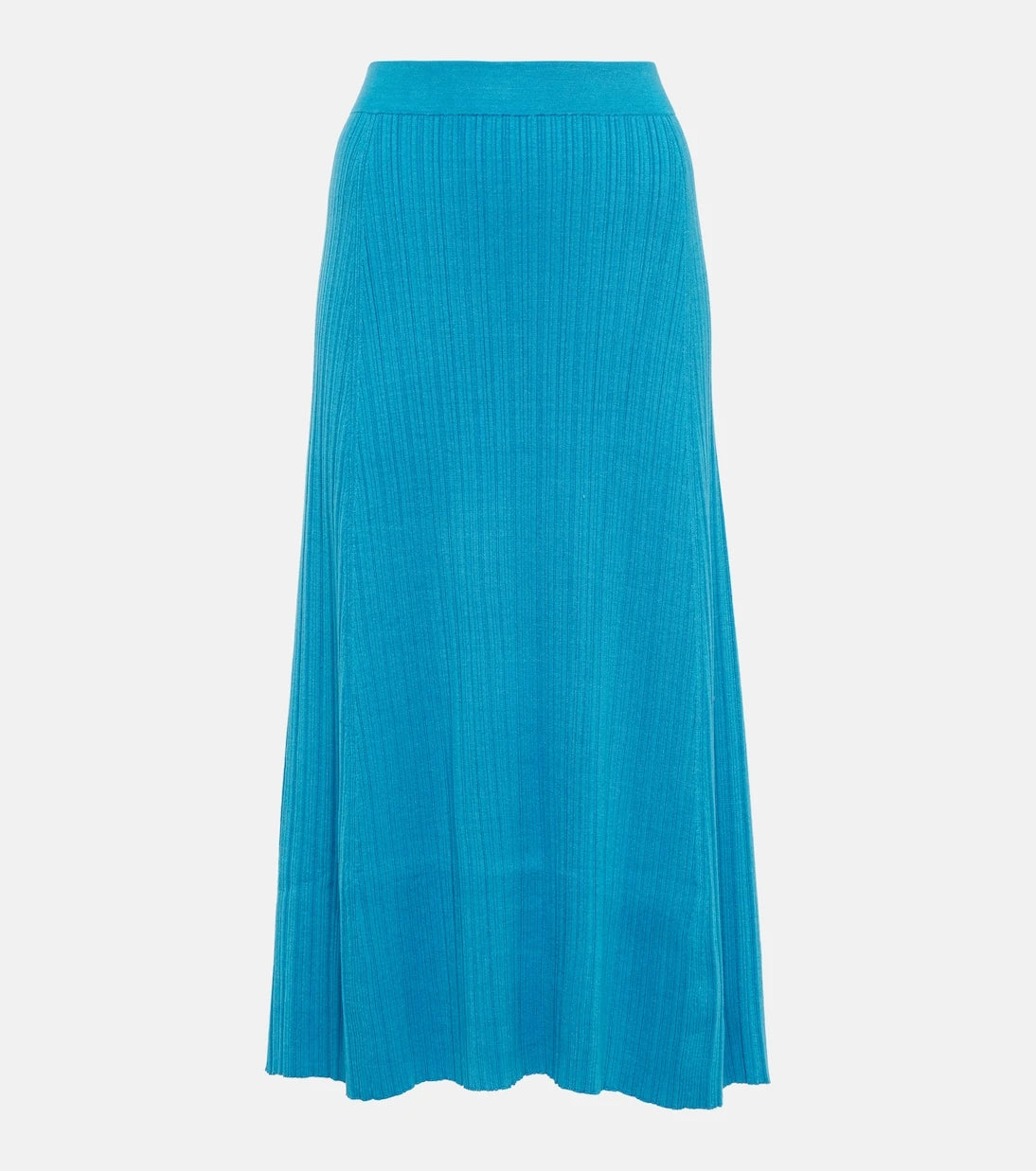 CO - Ribbed-knit silk blend skirt