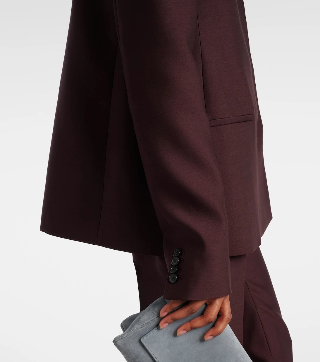 Khaite - Silvannah wool and silk blazer