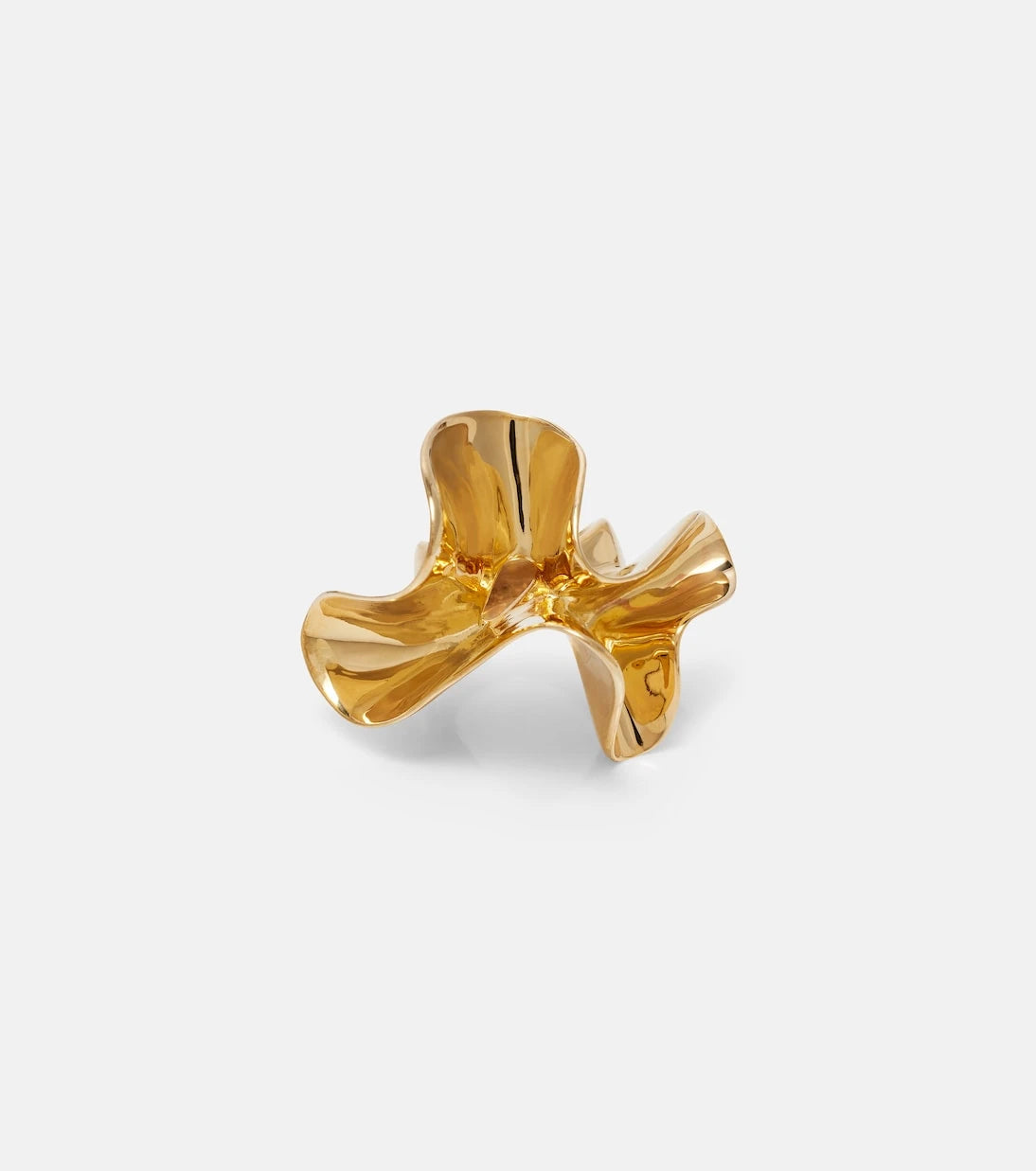Bottega Veneta - Anemone gold-plated sterling silver ring
