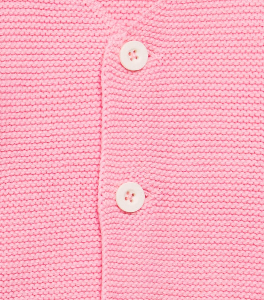 Petit Bateau Cotton Moss-Stitch Cardigan (1-18 Months)