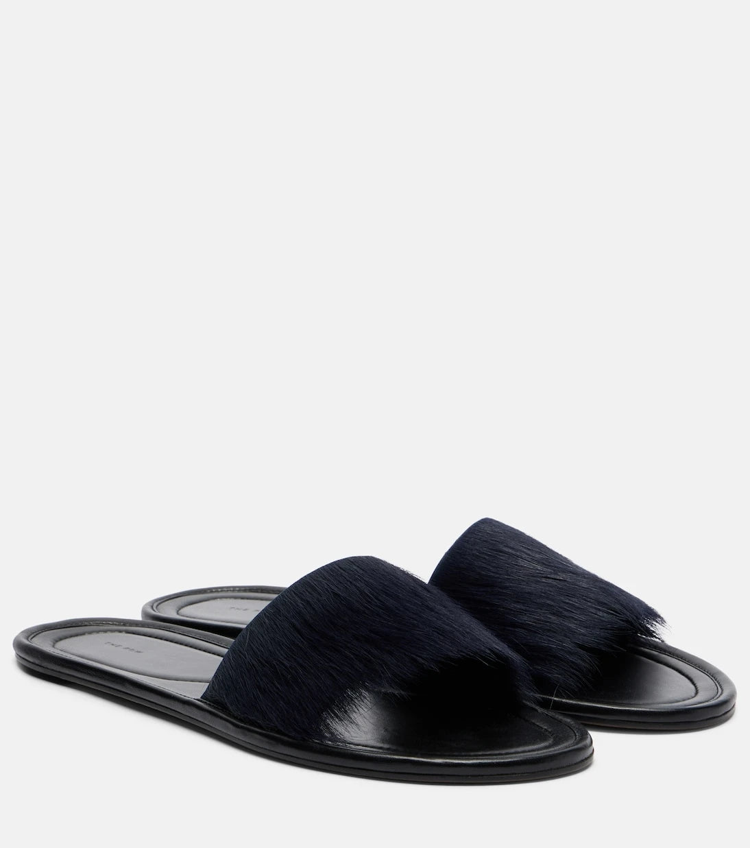 The Row - Malick calf hair slides