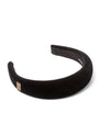 Black Velvet Logo Headband