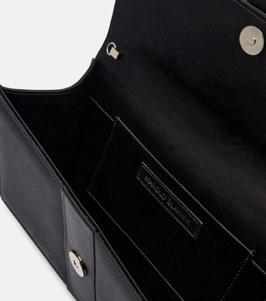 Manolo Blahnik - Capri embellished satin clutch