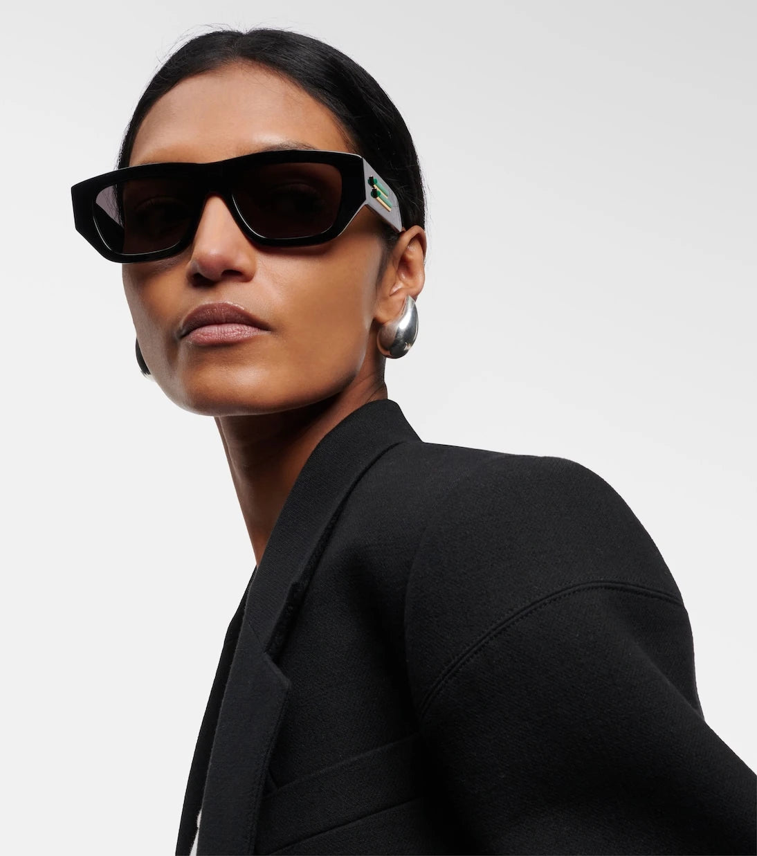 Bottega Veneta - Bolt rectangular sunglasses