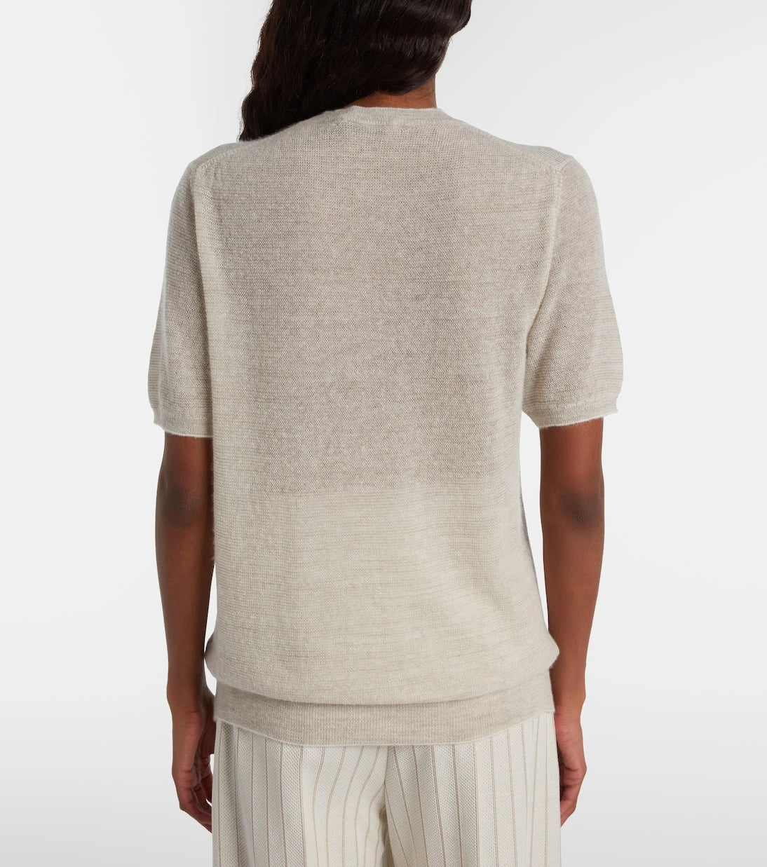 Loro Piana - Walnut cashmere, wool, and silk top