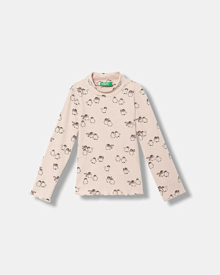 Детска блуза с дълги ръкави United Colors of Benetton