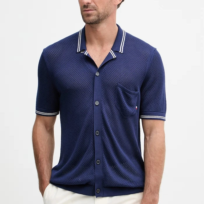 Tommy Hilfiger риза мъжка от вискоза SUMMER