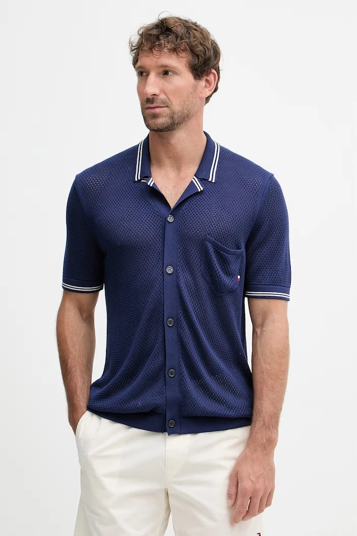 Tommy Hilfiger риза мъжка от вискоза SUMMER
