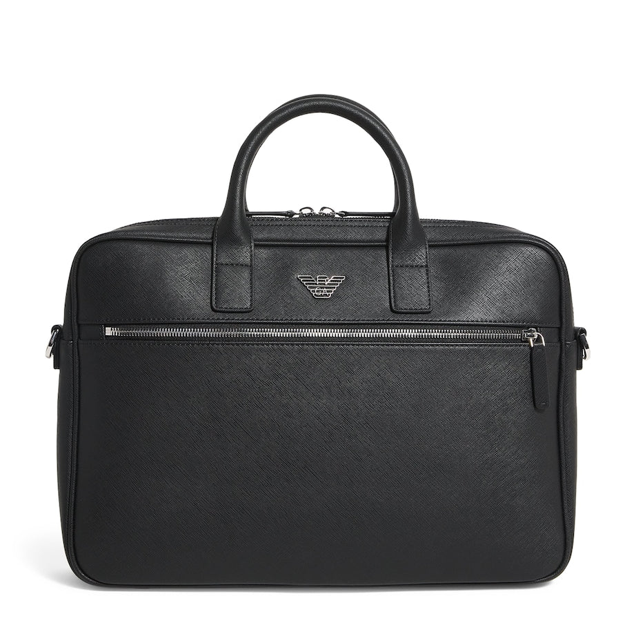 Emporio Armani Leather Briefcase