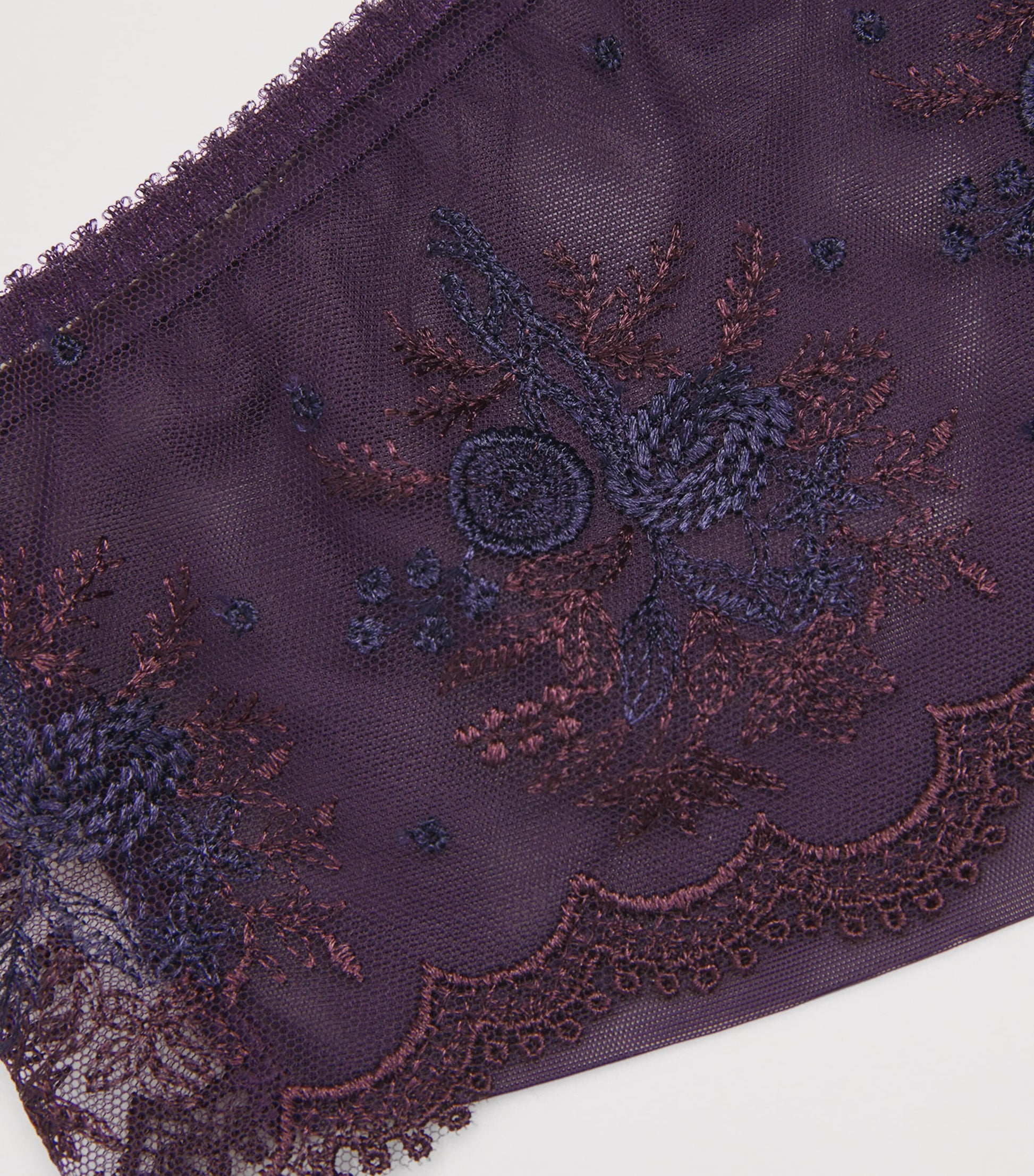 Simone Perele Purple Shorty Intrigue Briefs