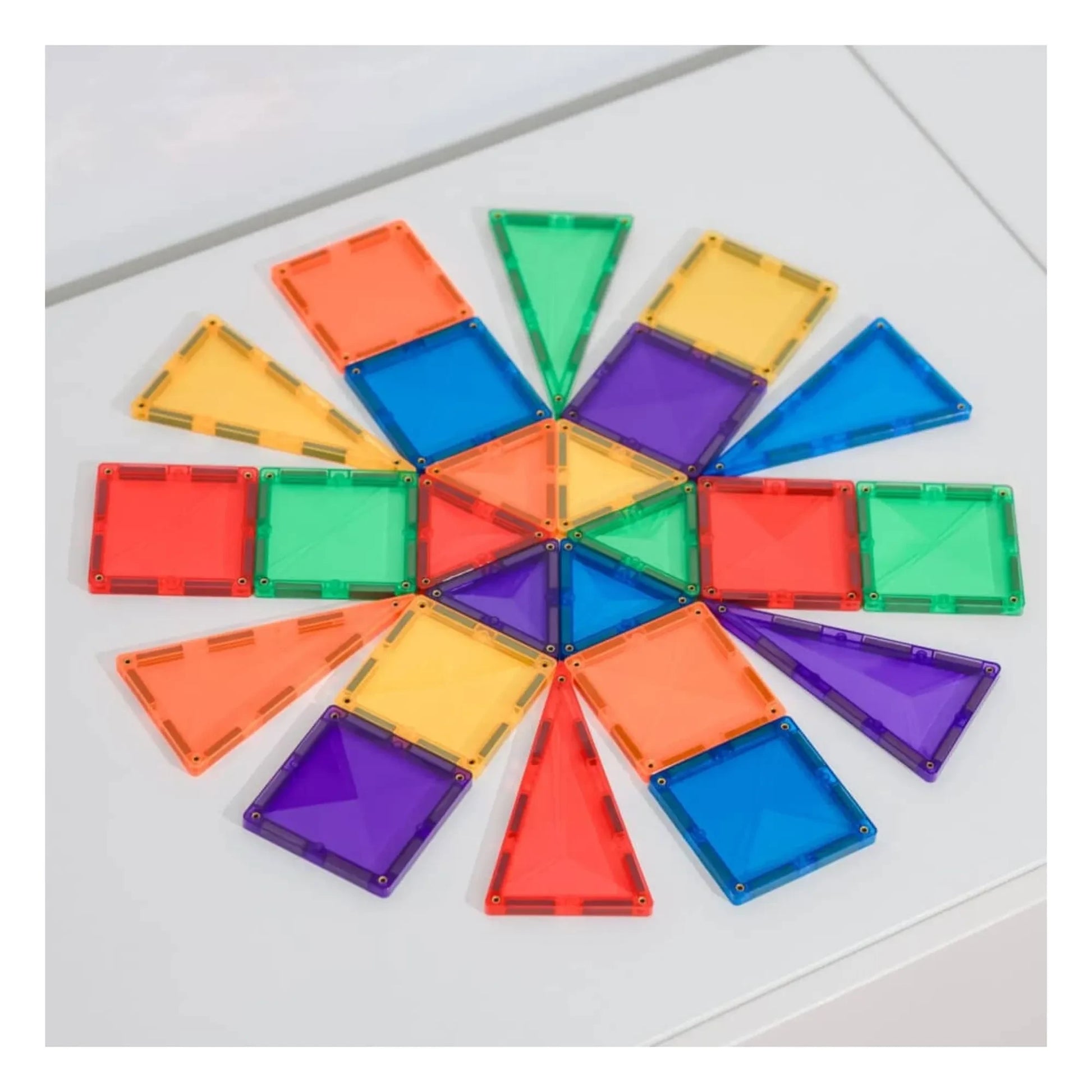 Connetix - Mini pack - 24 pieces | Rainbow
