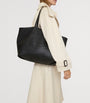 Burberry Black Leather Highlands Tote Bag