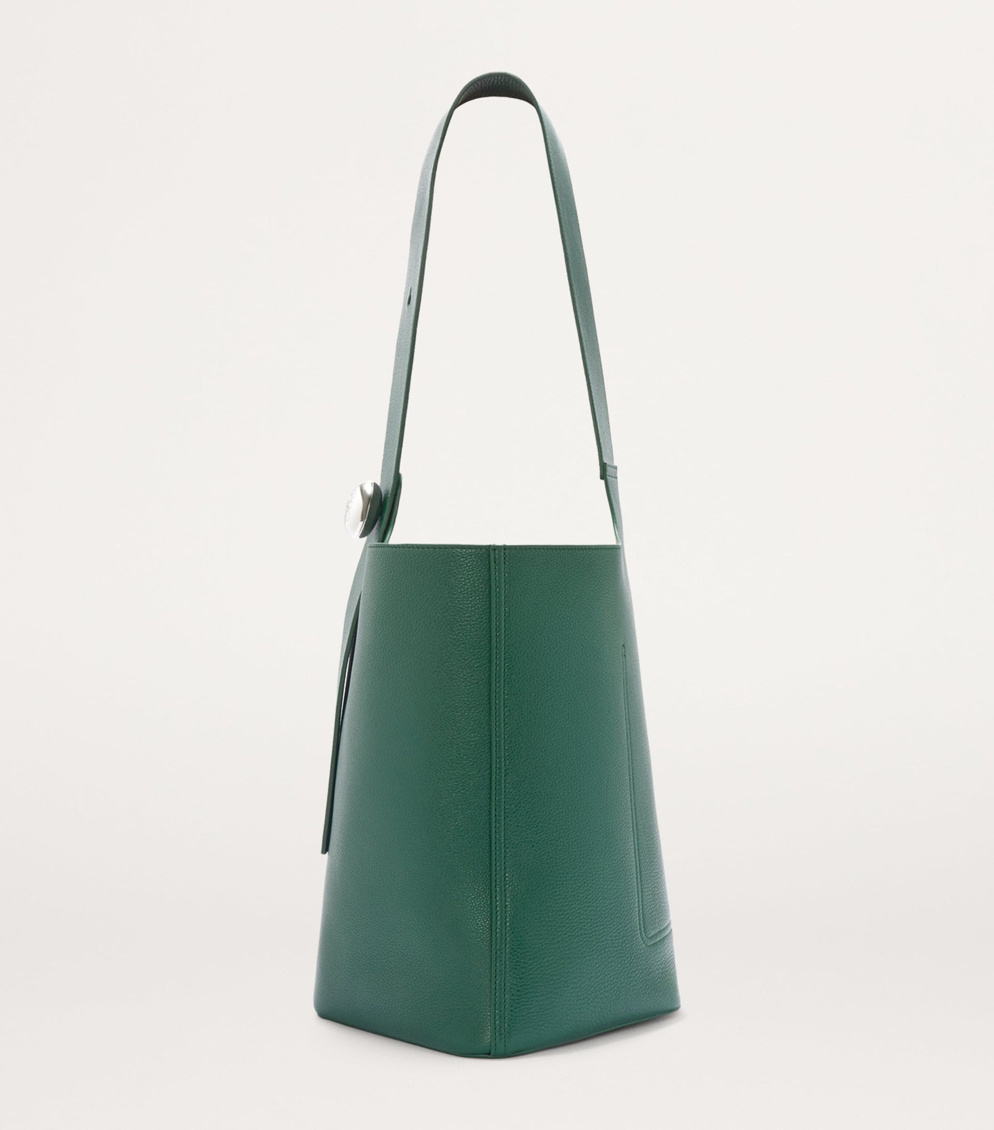 LOEWE Large Leather Pebble Bucket Bag