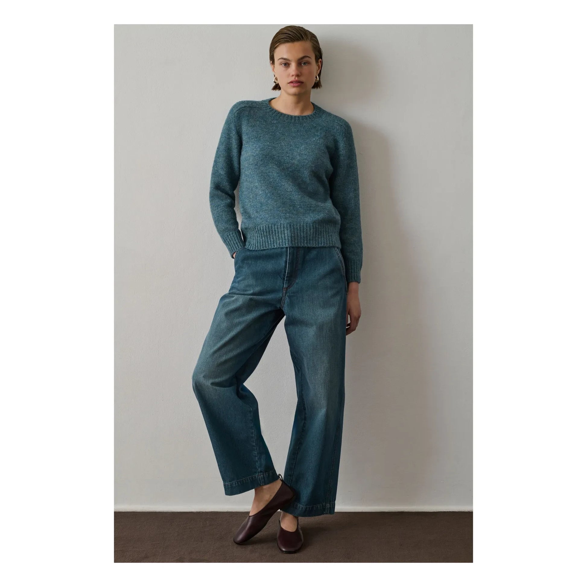Soeur - Envie sweater | Peacock blue