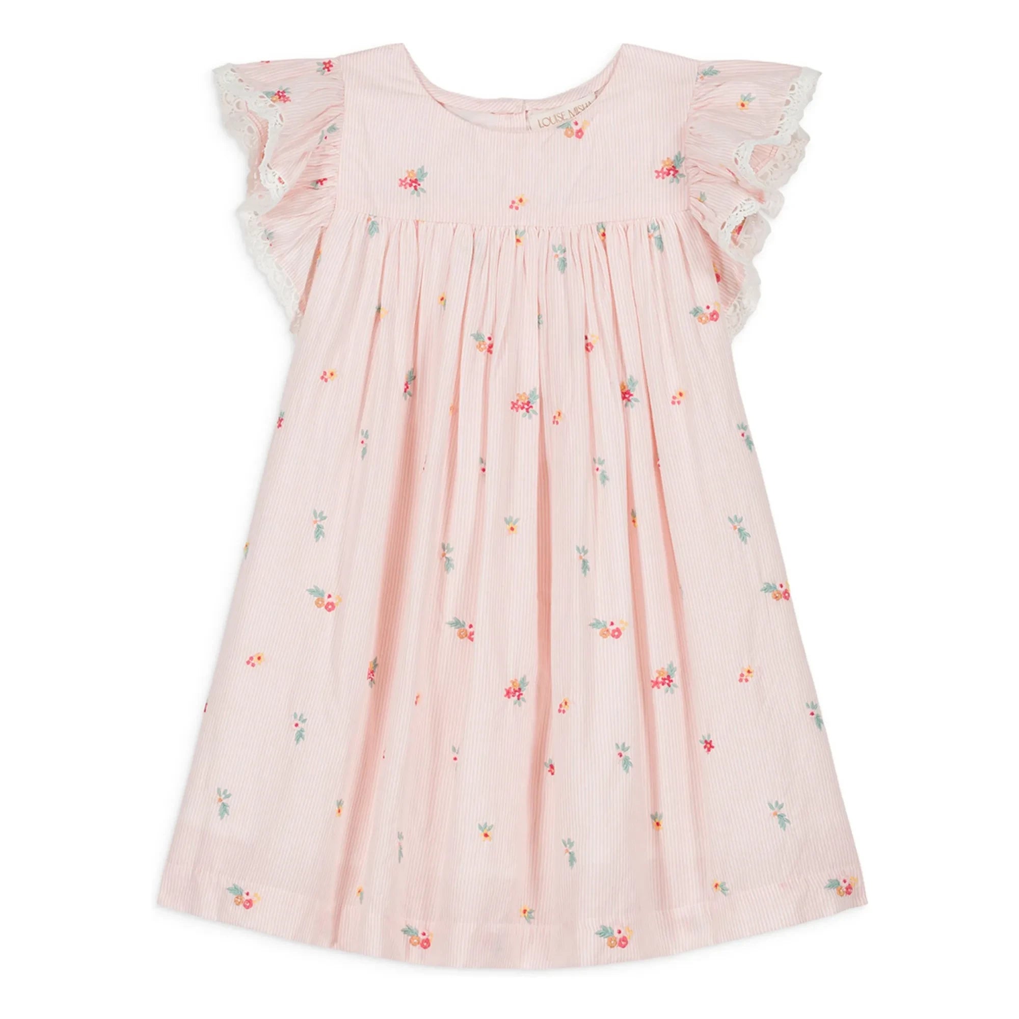 Louise Misha - Shanti organic cotton dress | Pale Pink