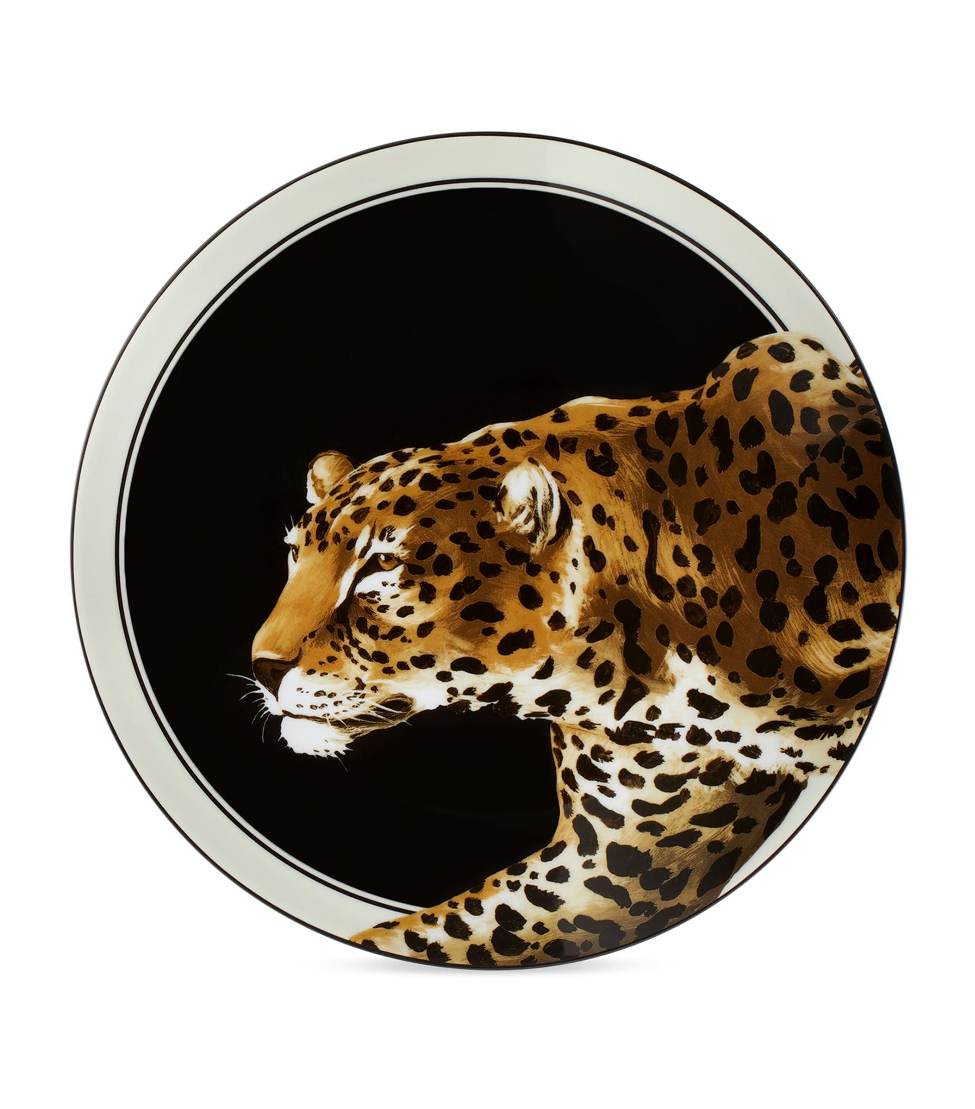 Dolce & Gabbana Casa Set of Two Leopard Dinner Plates (26cm)