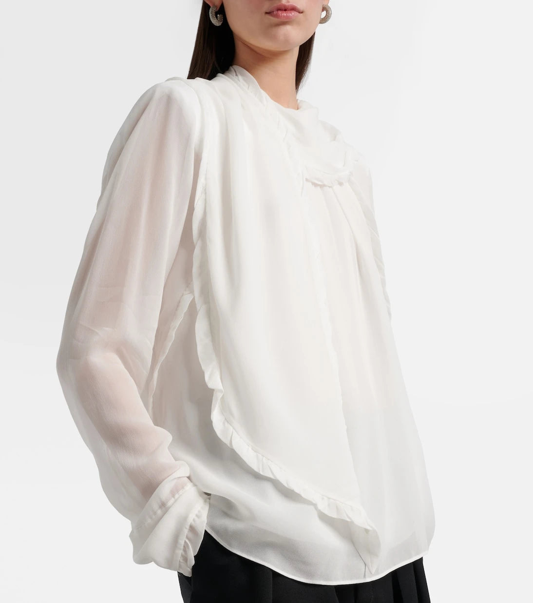 Dorothee Schumacher - Sheer Twist georgette blouse