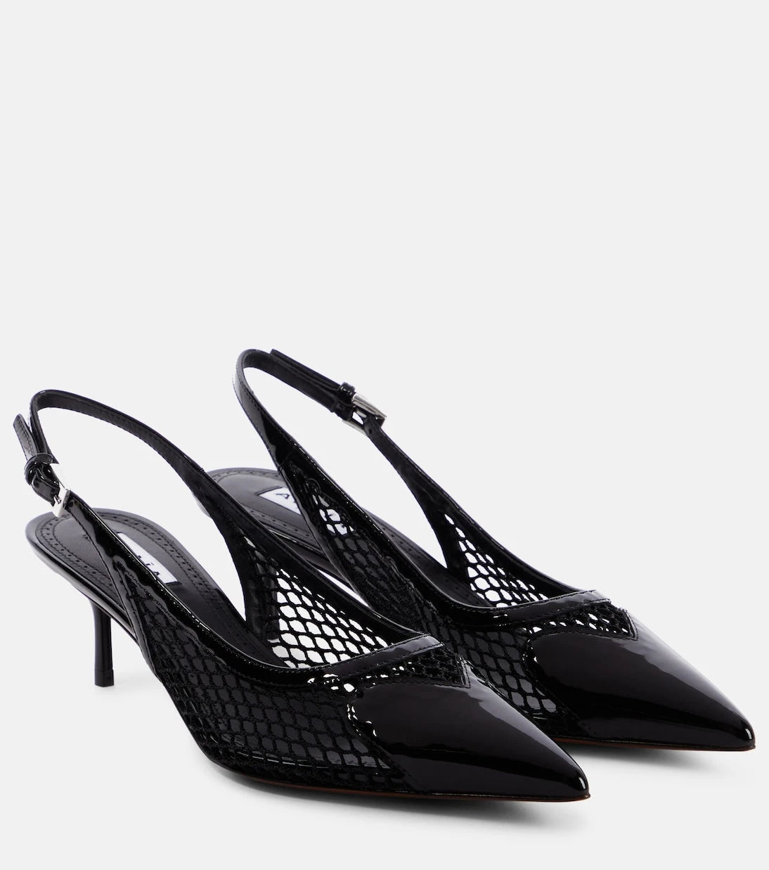 Alaïa - Patent leather slingback pumps