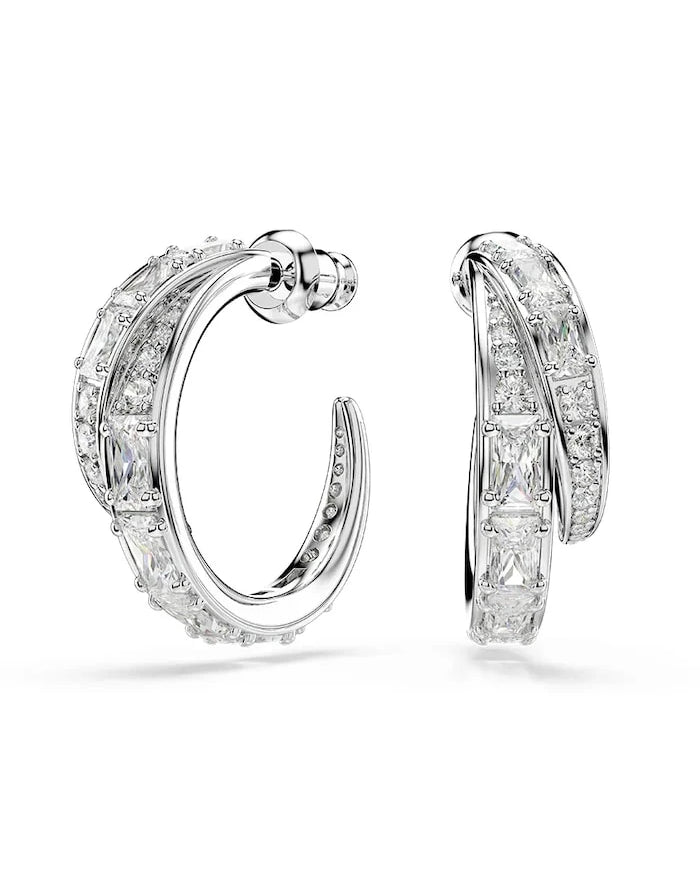 Swarovski metal kadın küpe, zirkonlu VIENNA