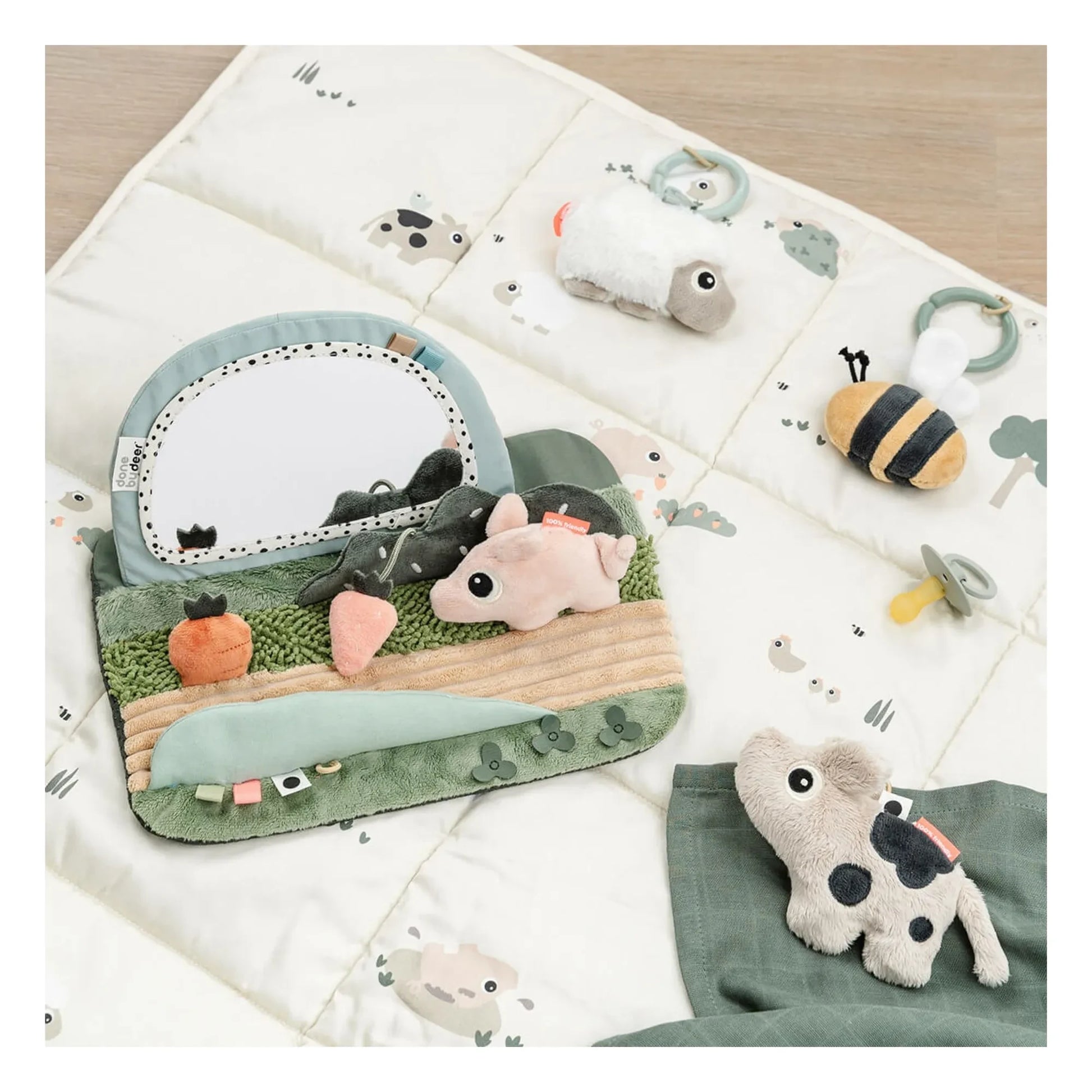 Done by deer - Tiny Farm playmat | Sand
