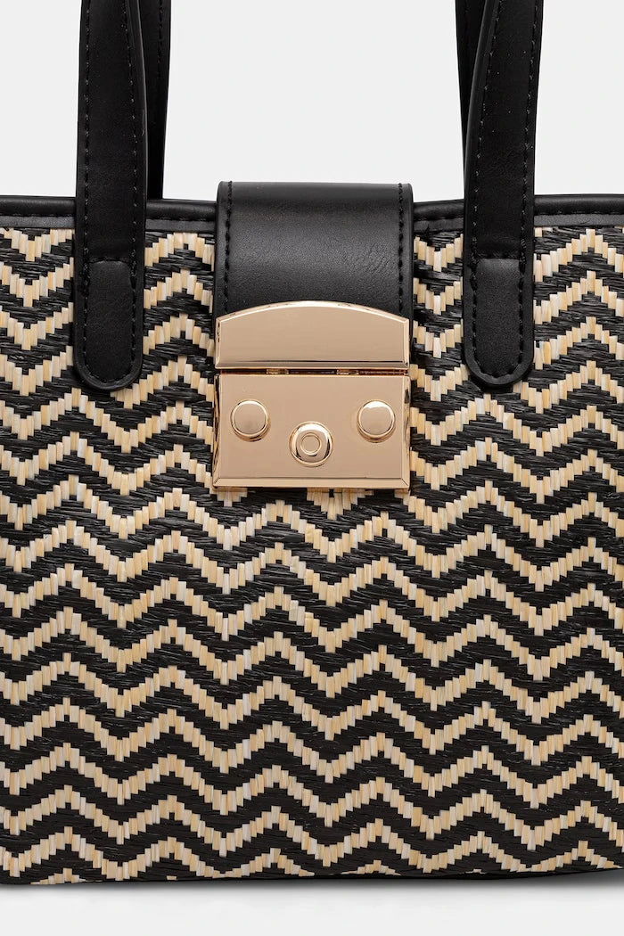 Morgan сплетена материя дамска чанта crossbody 2ALIZEE
