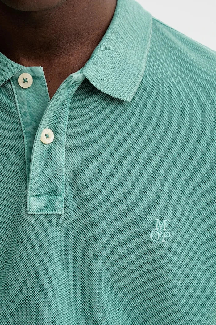 Памучна тениска с яка Marc O'Polo