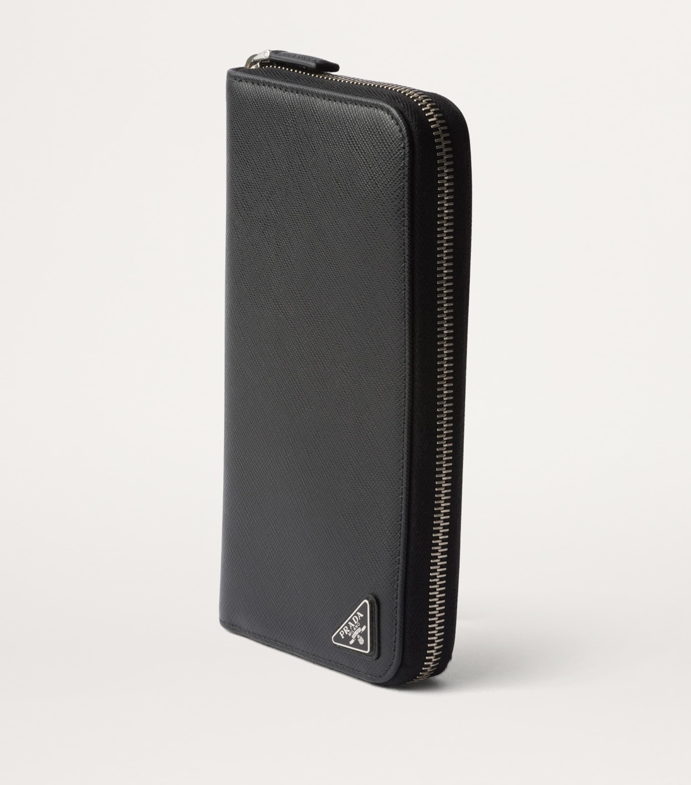 Prada Saffiano Leather Zipped Wallet
