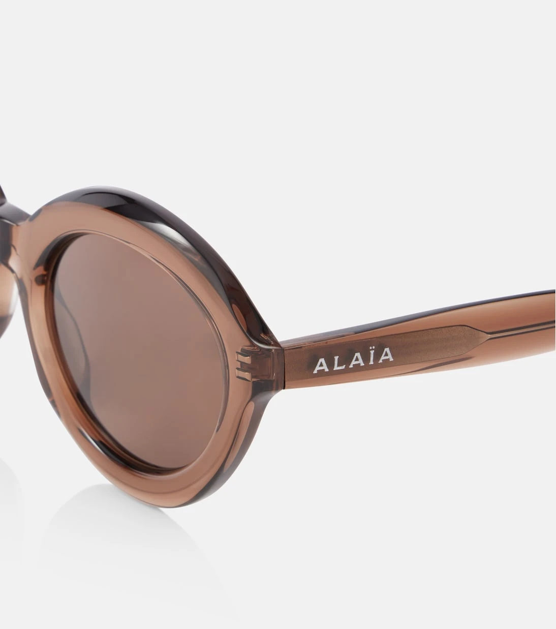 Alaïa - نظارات شمسية مستديرة