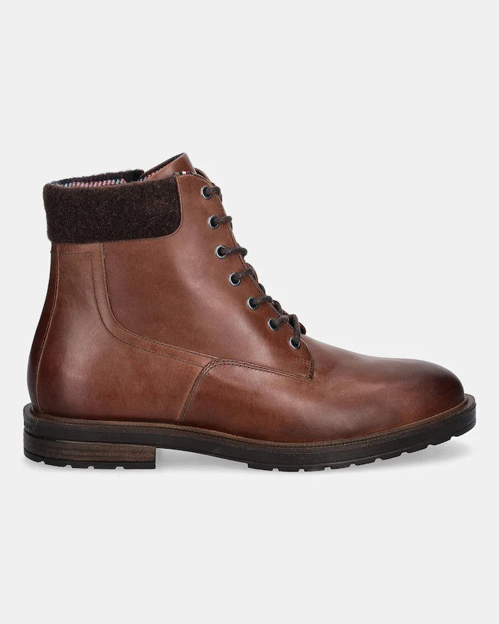 Tommy Hilfiger CLEATED HILFIGER W LTH BOOT Deri Trekking Bot