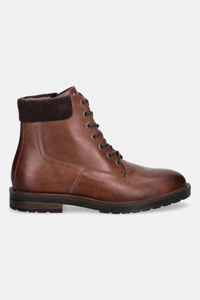 Tommy Hilfiger CLEATED HILFIGER W LTH BOOT Deri Trekking Bot