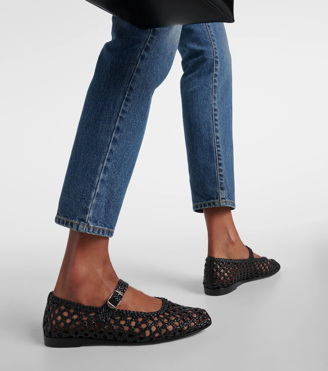 Le Monde Béryl - Woven leather Mary Jane flats