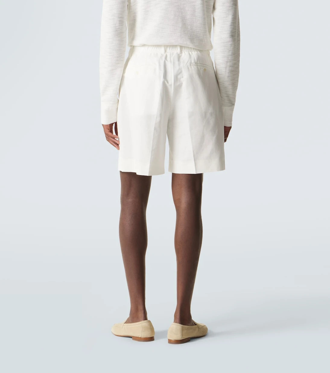 Brioni - Linen and cotton shorts