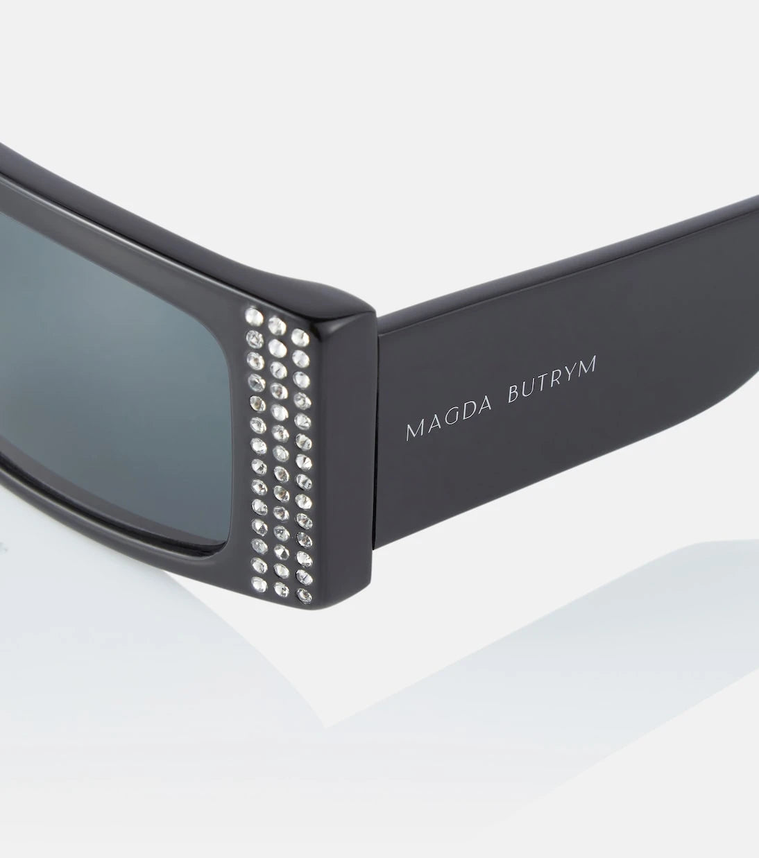 Magda Butrym - Crystal-embellished square sunglasses